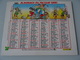 Almanach Ptt De 1990  Recto  Obelix  Verso  Obelix - Grand Format : 1981-90