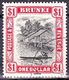 BRUNEI 1947 $1 Black & Scarlet SG90 FU - Brunei (...-1984)