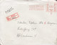 Denmark BORNHOLMS TUBERKULOSESTATION Registered Recommandé Label RØNNE 1946 ATM (508) Cover Brief W. Original Contents - Franking Machines (EMA)