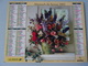 Almanach Du Facteur 2002 Recto Bouquet De Fleurs Verso  Coupe De Fruits - Tamaño Grande : 2001-...