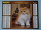 Almanach Du Facteur 2004 Recto Chats Des Forets Norvégiennes  Verso  Chat Persan - Grand Format : 2001-...