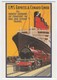 PUBLICITE : LMS Express & Cunard Liner. - Advertising