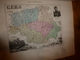 Delcampe - 1880 GERS (Condom,Auch,Lectoure,Lombez,etc) Carte Géographique & Descriptive :gravure Taille Douce-Migeon,géographe-édit - Geographical Maps