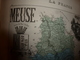 1880 MEUSE (Bar-le-Duc,Commercy,Montmédy,Verdun,etc) Carte Géographique-Descriptive:grav.taille Douce-Migeon,géographe. - Cartes Géographiques