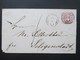 AD Thurn Und Taxis Nummernstempel 104 Und K1 Darmstadt Bahnhof Nach Seligenstadt Mit Ak Stempel. Bahnpost?! - Cartas & Documentos