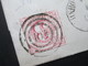 AD Thurn Und Taxis Nummernstempel 104 Und K1 Darmstadt Bahnhof Nach Seligenstadt Mit Ak Stempel. Bahnpost?! - Covers & Documents