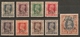 MUSCAT 1944 OFFICIALS SET ( EX 2½a) O1/O10 (EX SG O7) MOUNTED MINT Minimum Cat £27.50 - Other & Unclassified