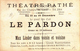 Lessines - La Grand'Rue - Passerelle + Verso: Publicité Cinéma Théatre Pathé - De Graeve Gand 1712 - Lessines