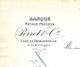 Facture 1903 / Suisse LA CHAUX DE FONDS / PERRET & Cie / Banque Métaux Précieux - Suisse