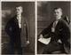 2 Cartes Photos Originales Gay & Playboy Dandy Berlinois Vers 1910/20 - Costume, Cravate Et Chaîne En Or - A. Wertheim - Personnes Anonymes