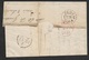 1835 - LAC - PARIS BUREAU J Pour EDINBURGH,ECOSSE - 60 P.P J - 1801-1848: Précurseurs XIX