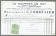 M-Facture Le Courrier De Huy - Obl Burdinne Et Huy Centre Le 9-Août-1904 Sur 56x2 Avec Bandelettes Vers Héron - 1900 – 1949