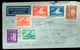 AANGETEKENDE LUCHTPOST BRIEFOMSLAG Uit 1939 Gelopen Van MAGELANG NED-INDIE Naar AMSTERDAM * NVPH 266 - 71 (11.506a) - Netherlands Indies