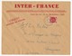 N°506 30c Pétain Seul S/L 15cm X 20cm - Enveloppe De Presse "INTER-FRANCE" - VICHY 8/1/1942 - Ecrit De Presse Non Routé - 1941-42 Pétain