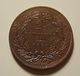 Luxembourg 2 1/2 Centimes 1854 (without Serif On E Of Duche) Varnished - Luxemburg