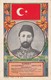 King Of Turkey & Flag , 1909 ; Abdul Hamid - Turkey