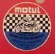 Autocollant Huiles Motul Moto-club-Manche. Granville, Avranches,Coutances 50. Vers 1960-70. - Stickers