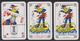 4 Jokers Repiqués à L'occasion De La Journée Du Timbre 1987 à Chapelle Lez Herlaimont - Cartes à Jouer Classiques
