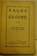 Liv. 306. Pages De Gloire. Pour Nos Autels Et Nos Foyers - 1901-1940