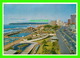 DURBAN, SOUTH AFRICA - MARINE PARADE AND CHILDREN'S PLAYGROUND WITH THE BLUFF IN THE DISTANCE - TRAVEL - Afrique Du Sud