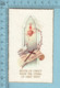 NB 5075 - Gold Print, Colombes Amo Christum, Coeur Flambant -  Image Pieuse, Religieuse, Holy Card, Santini - Images Religieuses