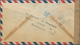 Bahrain: 1941. Air Mail Envelope Addressed To The United States Bearing SG 27, 3a6p Blue, SG 31, 12a - Bahrein (1965-...)