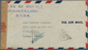 Bahrain: 1941. Air Mail Envelope Addressed To The United States Bearing Bahrain SG 27, 3a6p Blue, SG - Bahrein (1965-...)