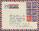 Bahrain: 1949. Air Mail Envelope Addressed To The United States Bearing SG 52, 1a On 1d Pale Scarlet - Bahrein (1965-...)