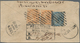Birma / Burma / Myanmar: 1878. Registered India Postal Stationery Envelope Half Anna Blue (faults) U - Myanmar (Birma 1948-...)