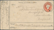Birma / Burma / Myanmar: 1891. 'Soldiers And Seamen's Envelope' Nine Pies Red Written From The 'Priv - Myanmar (Birma 1948-...)