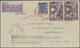 Birma / Burma / Myanmar: 1940. Air Mail Envelope Addressed To Batavia, Netherlands Indies Bearing Bu - Myanmar (Birma 1948-...)