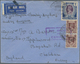 Birma / Burma / Myanmar: 1941. Air Mail Envelope Endorsed 'By Air Rangoon-Chungking-Hong Kong And By - Myanmar (Birma 1948-...)