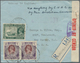 Birma / Burma / Myanmar: 1941. Registered Air Mail Envelope Addressed To The United States Bearing S - Myanmar (Birma 1948-...)