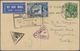 Birma / Burma / Myanmar: 1942. Air Mail Burma Postal Stationery Card 'half Anna On 9 Pies' Green (wr - Myanmar (Birma 1948-...)