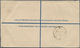 Birma / Burma / Myanmar: 1945. Registered Air Mail Indian Postal Stationery Envelope 'three Annas Po - Myanmar (Birma 1948-...)
