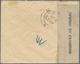 Birma / Burma / Myanmar: 1945. Burma GVI Postal Stationery Envelope 'one Anna' Brown Overprinted By - Myanmar (Birma 1948-...)
