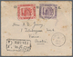 Brunei: 1913, 3c. Scarlet And 25c. Deep Lilac On Registered Cover From "BRUNEI 6 DEC 1913" To Vienna - Brunei (1984-...)