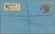 Brunei: 1931. Registered Envelope Addressed To England Bearing Brunei SG 78, $1 Black And Red/blue T - Brunei (1984-...)