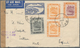 Brunei: 1941. Air Mail Envelope (opened On Three Sides For Display) Addressed To England Bearing Bru - Brunei (1984-...)