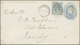 Ceylon / Sri Lanka: 1879. Ceylon Postal Stationery Envelope 'Four Cents' Grey Upgraded With SG 122, - Sri Lanka (Ceylon) (1948-...)