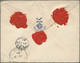 Ceylon / Sri Lanka: 1885. Envelope Addressed To England Bearing SG 168, 28c On 48c Rose Tied By '87' - Sri Lanka (Ceylon) (1948-...)