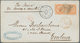 Französisch-Indien: 1865. Envelope (small Part Backflap Missing) Addressed To France Bearing French - Brieven En Documenten