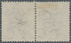 Hongkong - Treaty Ports: 1891. Queen Victoria SG 44, 14c On 30 C Mauve (pair), Watermark CC, Tied By - Sonstige & Ohne Zuordnung