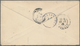 Hongkong - Treaty Ports: 1905. KEVII Hong Kong Postal Stationery Envelope (toned, Vertical Fold, A F - Andere & Zonder Classificatie