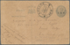 Indien - Feldpost: 1917. Indian Postal Stationery Card 'quarter Annas' Grey Overprinted 'I.E.F.' Wri - Militaire Vrijstelling Van Portkosten