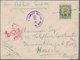 Indien - Feldpost: 1917. Envelope (lower Right Corner Crease) Addressed To Russia Bearing 'I.E.F.' S - Franquicia Militar
