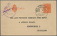 Indien - Feldpost: 1944. Great Britain Postal Stationery Card 2d Orange Cancelled By 'F.P.O. No 27' - Franquicia Militar