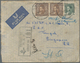 Irak: 1940 R.A.F. Habbanyia: Censored Airmail Cover From Habbanyia To R.A.F. Tengah, Singapore Frank - Irak