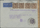 Irak: 1941. Air Mail Envelope Addressed To New York Bearing Iraq Yvert 117, 40f Violet And Yvert 118 - Iraq