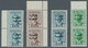 Irak: 1948-60 OVERPRINT VARIETIES: Seven Stamps Showing Various Varieties Of Their Overprint, With 1 - Irak